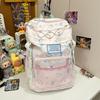 Rabbit Cute Star Bone Printed Student Backpack With Strap Decoration School For