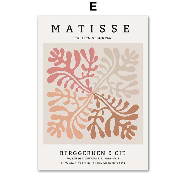 Vintage Abstract Matisse Sun Girl Bird Nordic Posters And Prints Wall Art Canvas Painting Wall Pictures For Living Room Decor