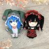 DATE A LIVE Boneca de Pelúcia Brinquedo Figuras de Anime Yoshino Tokisaki Kurumi Cosplay Pelúcia Almofada Boneca Brinquedos 20CM