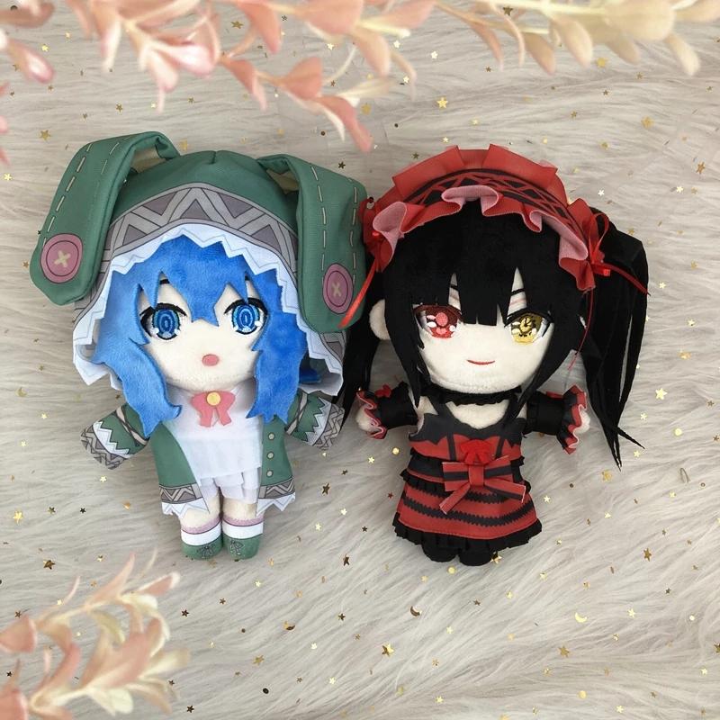 DATE A LIVE Boneca de Pelúcia Brinquedo Figuras de Anime Yoshino Tokisaki Kurumi Cosplay Pelúcia Almofada Boneca Brinquedos 20CM
