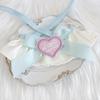 [Plush Clothing] Plush Bib [for 20cm] Light Blue g.triger G-Trigger Plush Toy, Oshinui Kigurumi [Used]