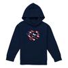 Captain America Childrens/Kids Torn Pull Over Hoodie