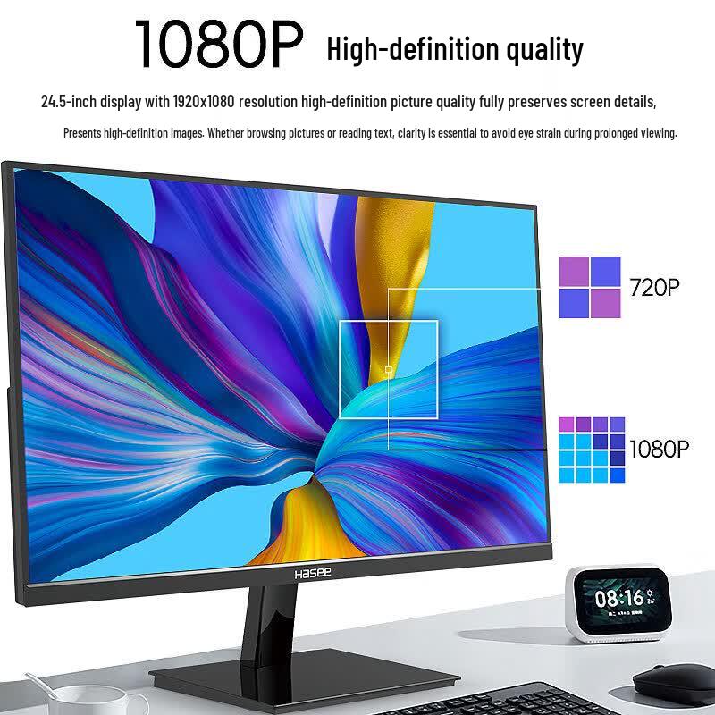 Hasee Business Desktop PC with 24-inch Monitor (CN version)