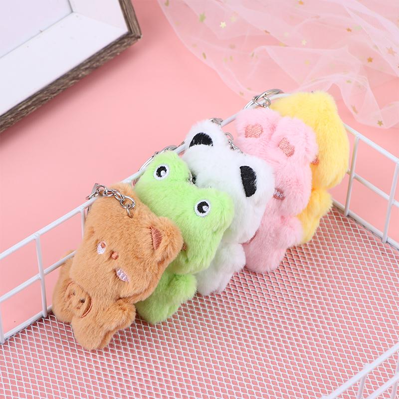 Pluszowa Maskotka Breloczek Kreatywny Kreskówka Kawaii Para Krągły Komfortowy Wisiorek Zabawka Uroczy Kostium Akcesoria do Kluczy Wisiorek do Torebki