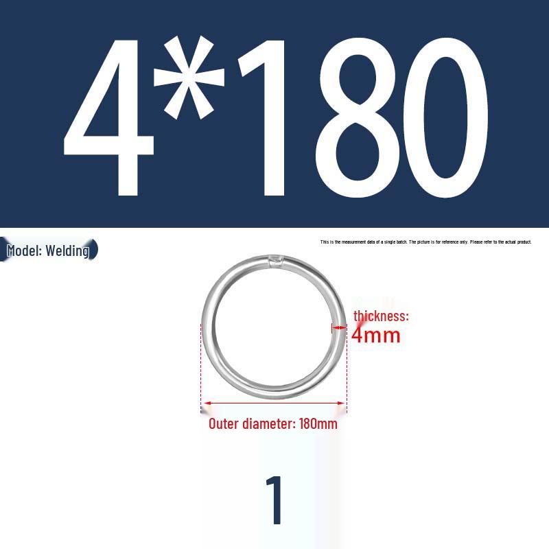 304 Stainless Steel Seamless O-Ring for Lifting and Hammock Yoga Connection