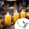 Flame Lamp Circuit Board with Usb Interface LED Flicker Effect LED Bead Usb Candle Light Creative for Parties Cafes Bars