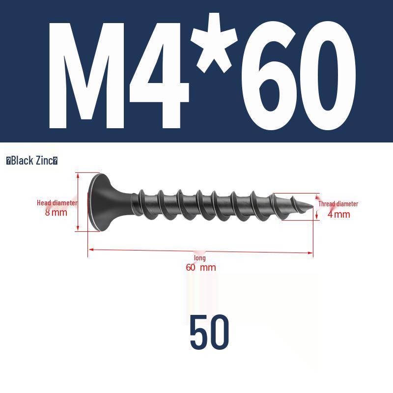 304 Stainless Steel Galvanized Hardened Coarse Thread Countersunk Flat Head Phillips Wood Screws