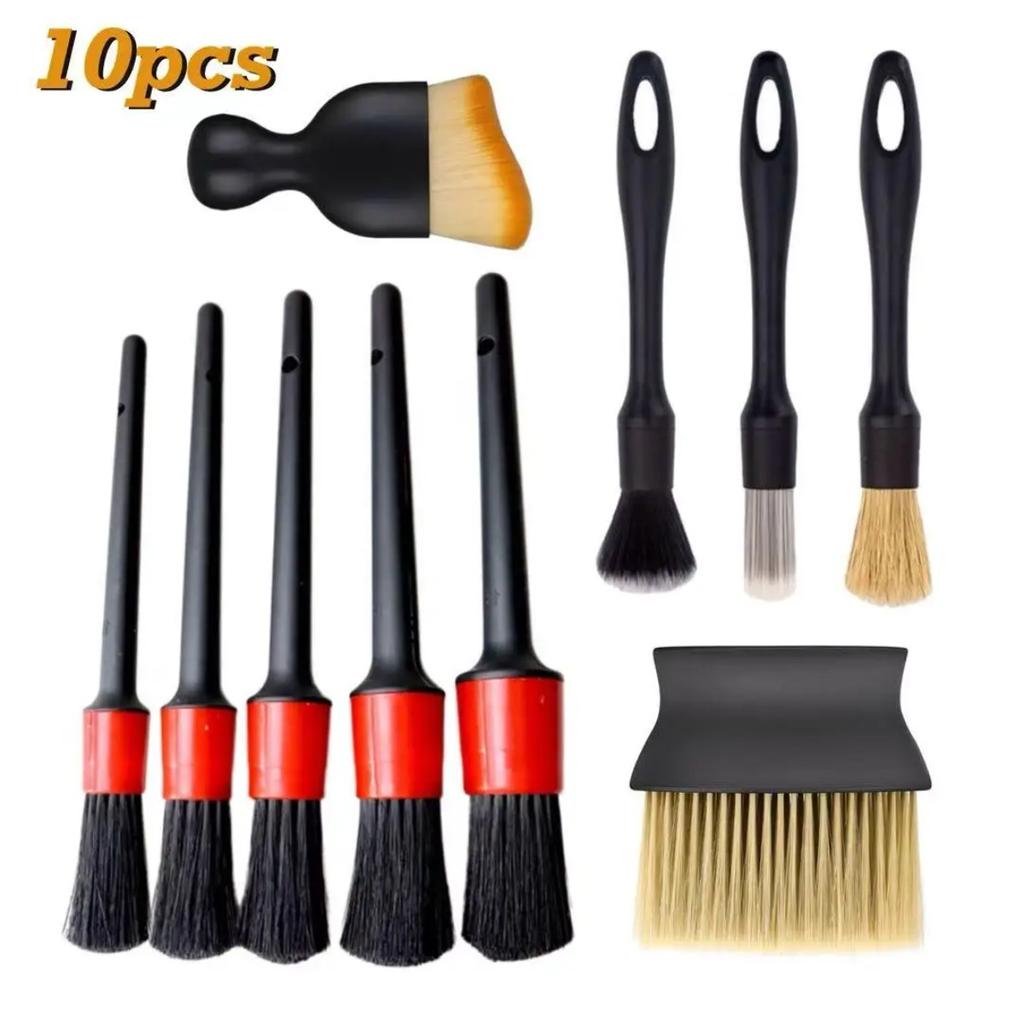 Automotive Interior Dust Brush Car Wash Cleaning Detailing Brushes Dashboard Air Outlet Uses For Wheel Brush