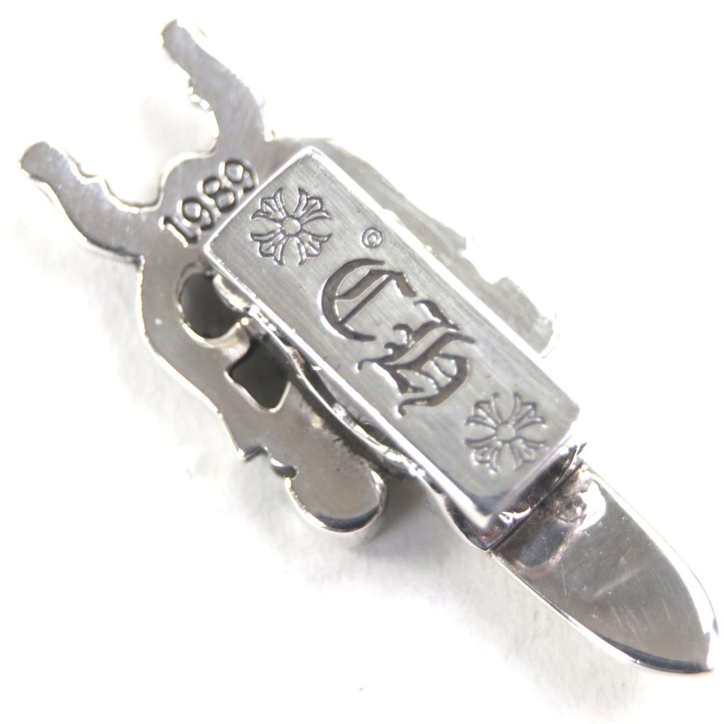 Świetny dodatek do włosów CHROME HEARTS GUMKA DO WŁOSÓW2 SZTYLET Srebro 925 męski Używany