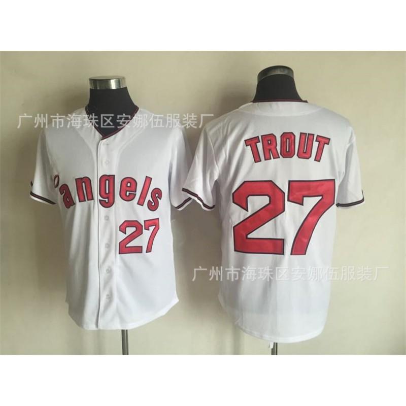2026 Los Angeles Angels Retro Embroidered Baseball Jersey 44 29 27 Team Sports Basketball