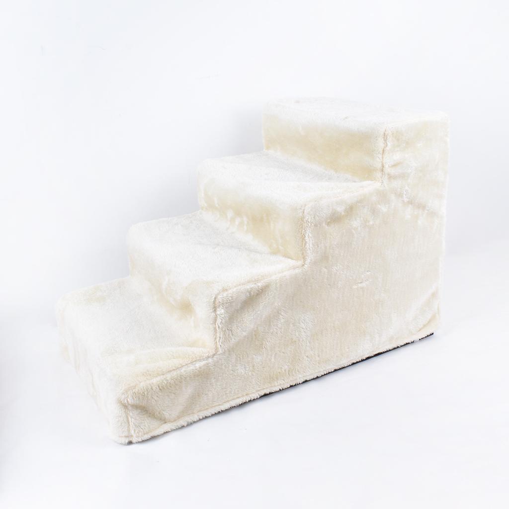 Pet Stairs Dog Steps Non-Slip Removable Washable Ramp Ladder for Small Senior Dogs