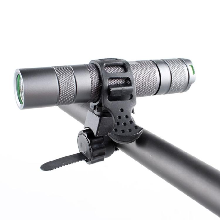 LED Flashlight Plastic Clip Cycling Headlight Pump Stand Replacement Bicycles handlebars Light Brackets Easy Installation