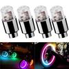 4 Stück bunte LED-Radventilschrauben Motorrad Auto Rad Reifenventilkappen Universal Staubdicht Fahrradventilabdeckung