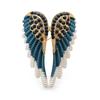 Rhinestone Angel Wings Brooch Pins Women Men Wedding Party Jewelry Gift