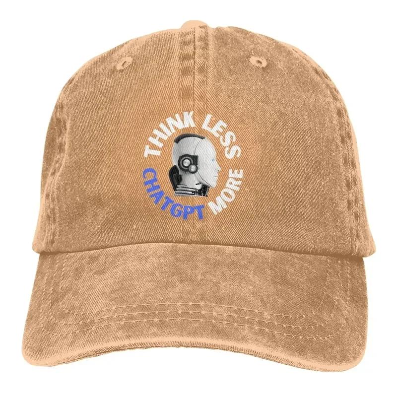 ChatGPT Peaked Unisex Women s Cowboy Cap AI Friend Baseball Caps Personalized Visor Protect Hats adjustable