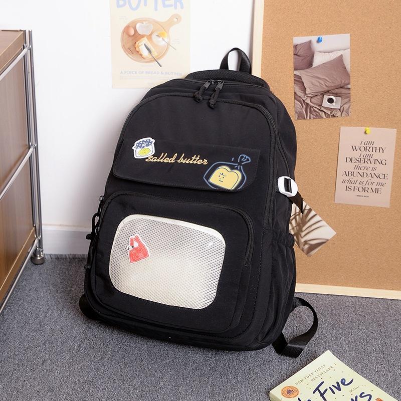 The New Schoolbag Is High-value, Fresh and Sweet, Candy-colored Backpack, Lightweight and Large-capacity Backpack for Junior High School Students.