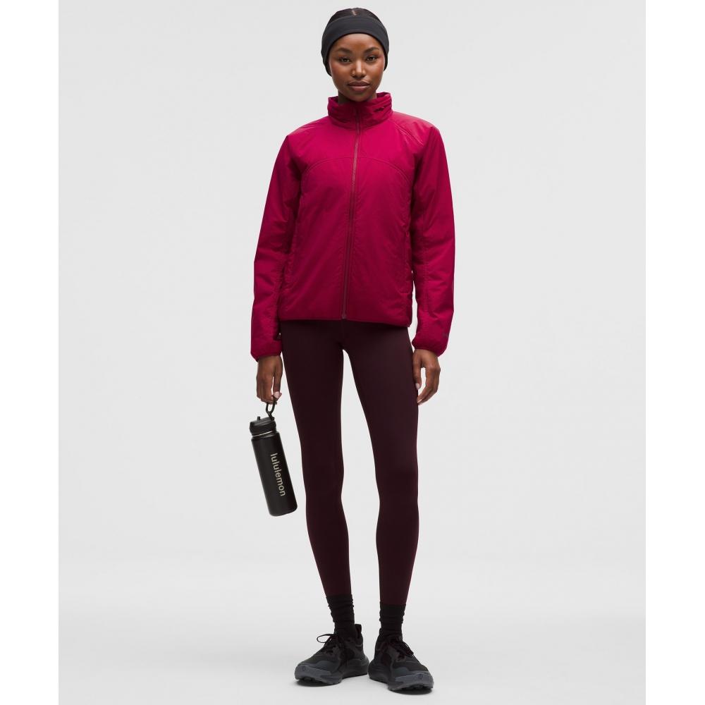 Lululemon Insulated Back Vent Running Jacket Berry Rumble