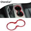 Front Gear Shift Cup Holder Cover Ring Bezel for Jeep Grand Cherokee 2011-21 Red