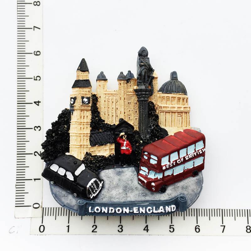England Travelling Souvenirs Fridge Magnets Great Britain Landmarks Tourist Souvenirs Magnetic Sticker for Photo Wall Home Decor