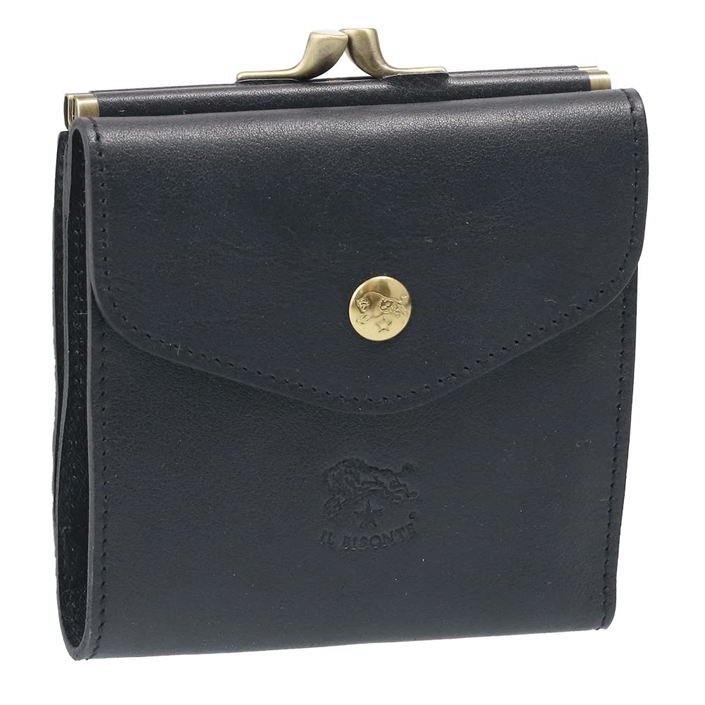 

IL BISONTE Tri-fold Wallet for Men and Women, Compact Size, with Clasp Closure and Coin Purse, SMW011, PVX005, PV0005, PV0004, PG0003 [Used]