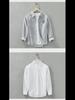 6633 Men's Oxford Long-Sleeve Embroidered Casual Shirt Jacket