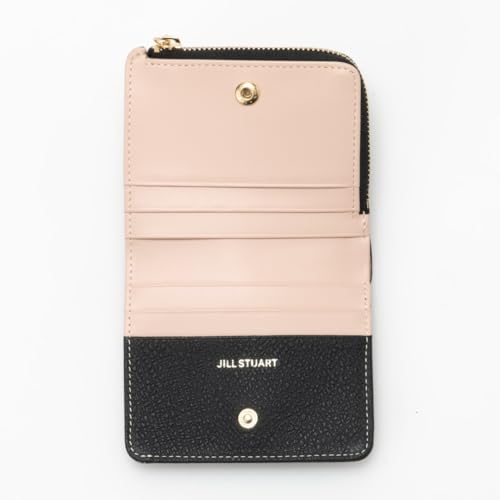 Jill Stuart Misty Long Wallet, Women's, Ribbon Motif, Feminine, JSLW4CS2, Black