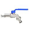 Outdoor Anti-Freeze Double Outlet Copper Faucet for Garden