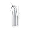 1000ml Portabil Aluminiu Dispenser Cremă Bătută Spumant Instrument Desert