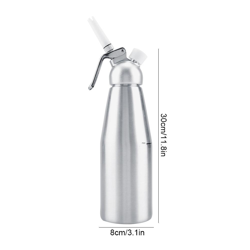 1000ml Portable Aluminum  Whipped Crm Dispenser Foamer Dessert Tool