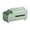 Facial Tissue Holder Modern Dispenser Box for Living Room Vanity Green