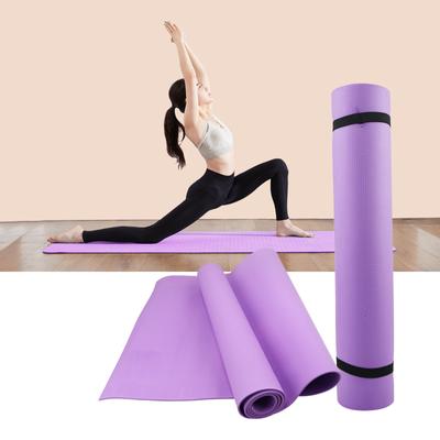 Esterilla de Yoga de PVC de 4MM Manta Antideslizante PVC Gimnasia Deporte Salud Perder Peso Fitness Esterilla de Ejercicio Mujeres Deporte Esterilla de Yoga