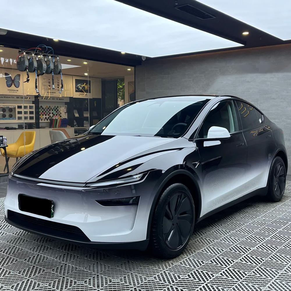 ONDO6 For Tesla Model Y Juniper 2025 2026 Pre-cut PPF DIY Dreamy Rock Gray Color Changing Film Anti-Scratch PET Paint Protection Film