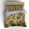 Guitars, Campfires, Tents, Trees. Bedding Sets Duvet Cover Sets Duvet Covers Pillowcases(1 * Duvet Cover 2 * Pillowcases, Without Duvet Insert)