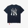 New Era New York Yankees HalfTon T shirT Navy 15147536