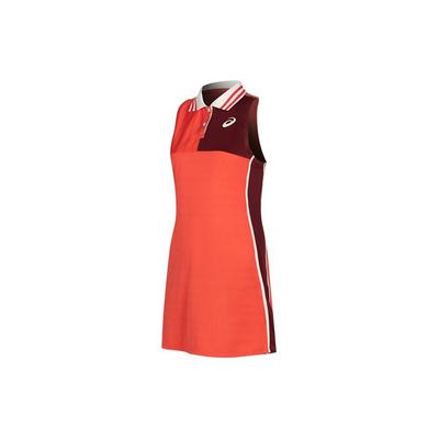 Fashion Breathable Sleeveless Polo Tennis Dress Women Dresses Red 2042A278-602