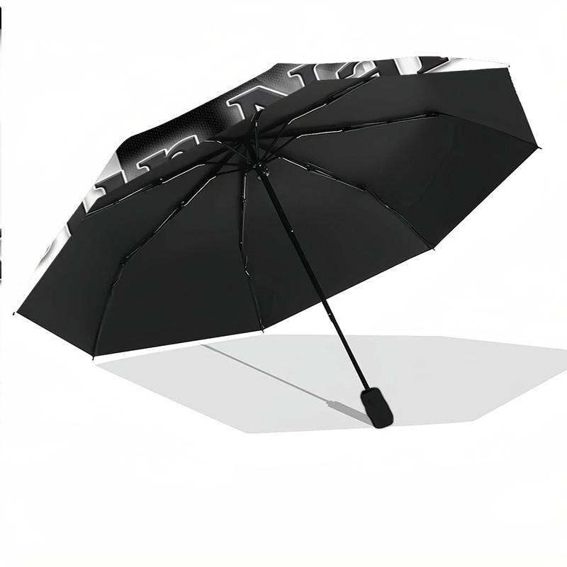 SC Freiburg FC Automatic 3‑Fold Umbrella 8‑Rib Windproof Folding Umbrella Sun Rain Protection For Outdoor Travel Daily Use