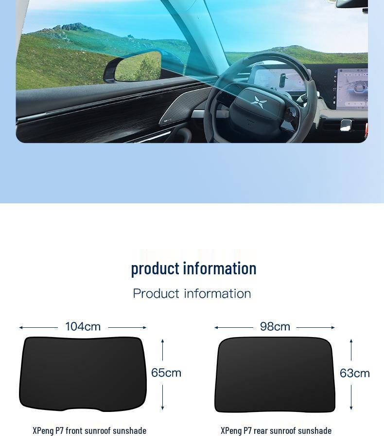 XPeng Mona Sunroof Sunshade & Heat Insulation Board for m03P7/P5/G3/G6