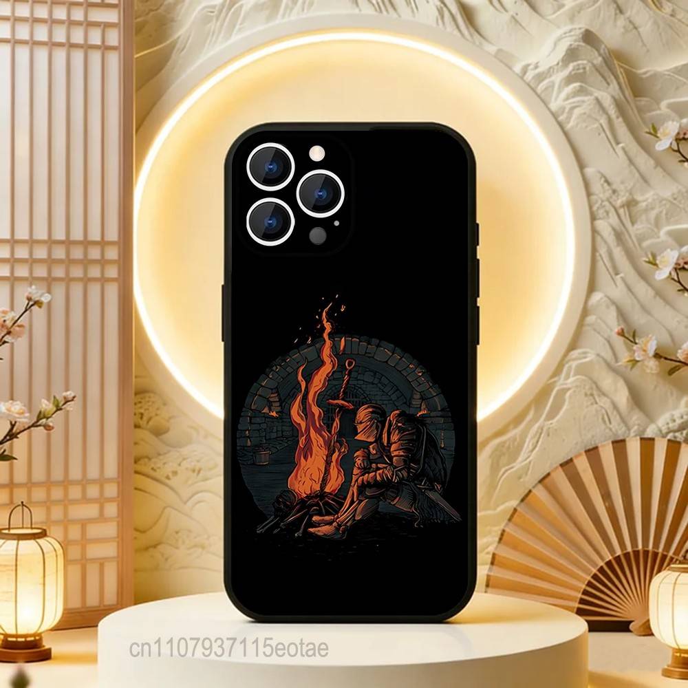 D-Dark Game S-Souls Phone Case For iPhone 17,16,15,14,13,12,11,Pro,Max,Plus,E,Air,Mini Black Shockproof Funda Cover