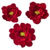 Large Velvet Artificial Magnolia Flower Christmas Faux Red Poinsettia Flower for Wedding Party Christmas Home Decor