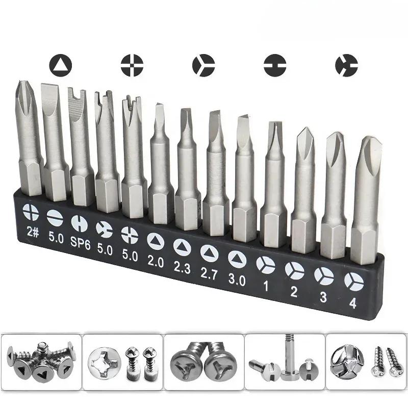13/7/5Pcs 50mm Specialty Screwdriver Bit Set Y-Type Triangle Cross 3-Point Screwdriver Tool Accessories