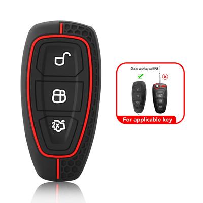 Custodia protettiva in silicone per Ford Kuga 2021 Focus Mk4 2020 Fiesta Mondeo C-Max Galaxy Transit Keyless Fob Shell Custodia protettiva