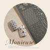 Festival Nail Art Stamping Plate Stainless Steel Texture Necklace Themed for Holiday Nail Decorations and Family Fun