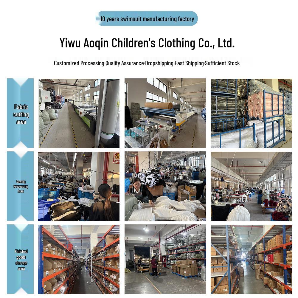 Women's Two-Piece Slimming Swimsuit with Flat-Leg Skirt and Small Chest Support