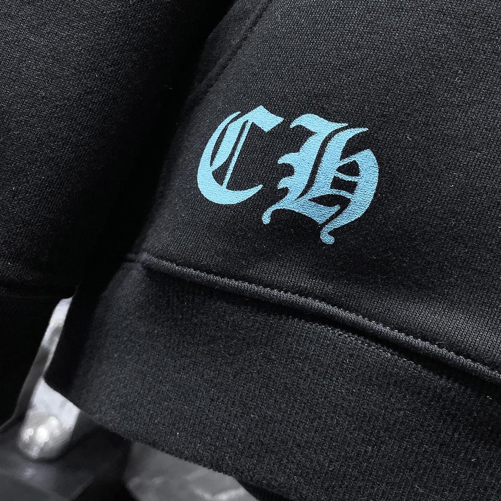 8662 CHROME HEARTS New Spring and Autumn Plus-size Thin Style Classic Style Logo Hooded Sweatshirt for Couples