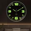 Wall Clock  Practical 30cm Wall Hanging Luminous Silent Digital Clock  Battery Operated Wall Hanging Clock