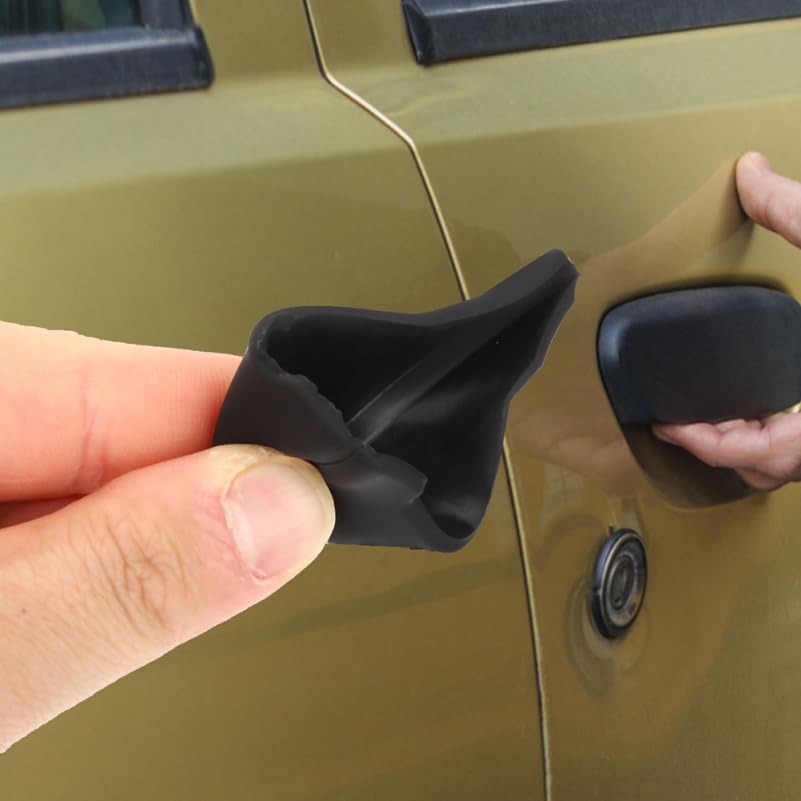 DECHOUS 6pcs Car Door Edge Guard Silicone Protective Trim for Vehicle Door Protection Universal Corner Protector for Cars Anti-Collision and Scratch