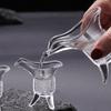 10ml-100ml Duke Pot Antique Imperial Glass Small Cup Household Creative 3- Foot Cup Chinese Korean Style Cup Tiny Wine Cup Set