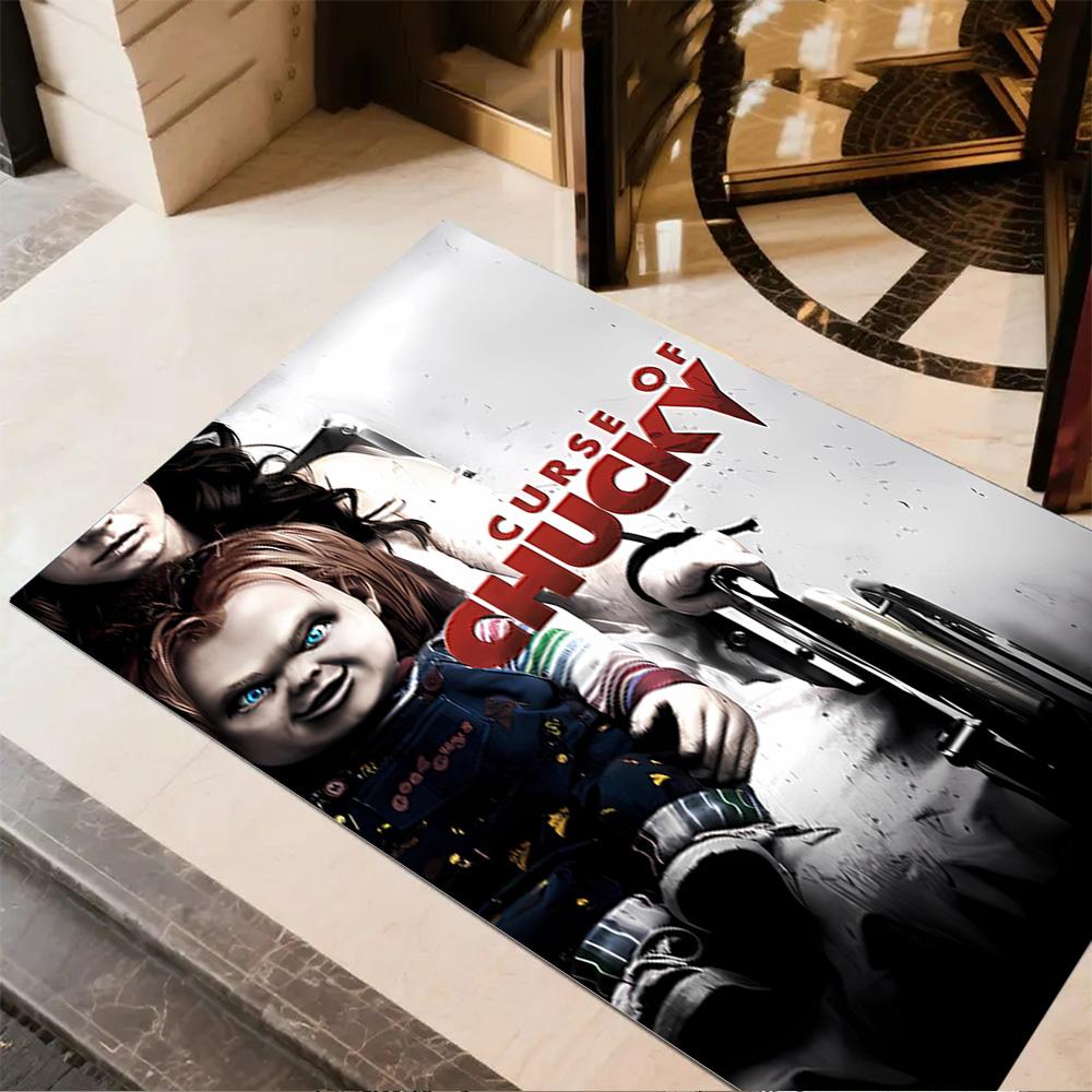 Chucky's Country Adventure Floor Rug Office Rug Design for Game Room Study Room Dormitory Entryway Antislip Carpet Office Home Decor