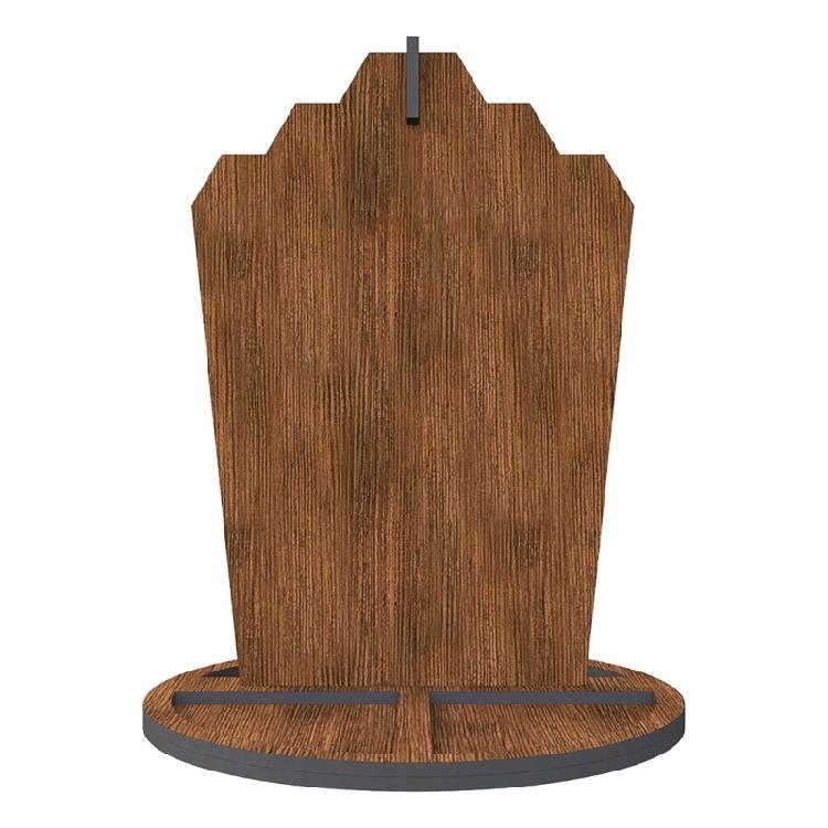 

Wood Jewelry Storage Rack for Home Organization Portable Rings Organiser Freestanding Necklace Bracelets Holder 1