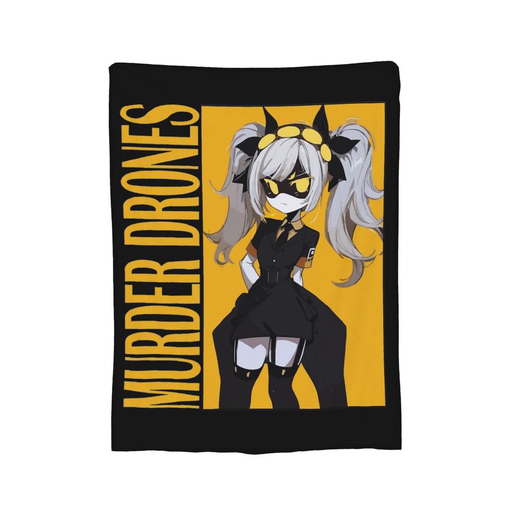 Uzi Doorman Murder Drones  Blankets Fleece  Winter   Multifunction Lightweight Throw Blanket for Bedding Car Bedding Throws